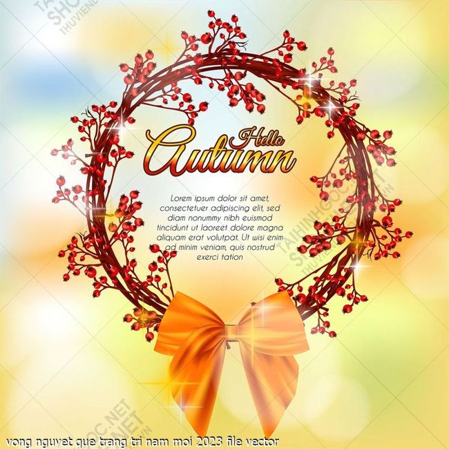 vong nguyet que trang tri nam moi 2023 file vector